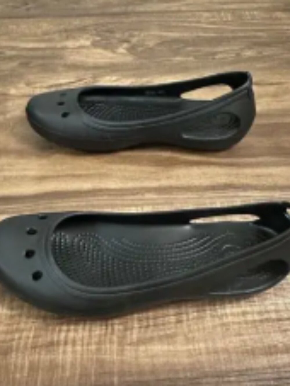 Crocs Kadee Black Ballet Flats Women’s Size 9 Slip-On Comfort Shoes